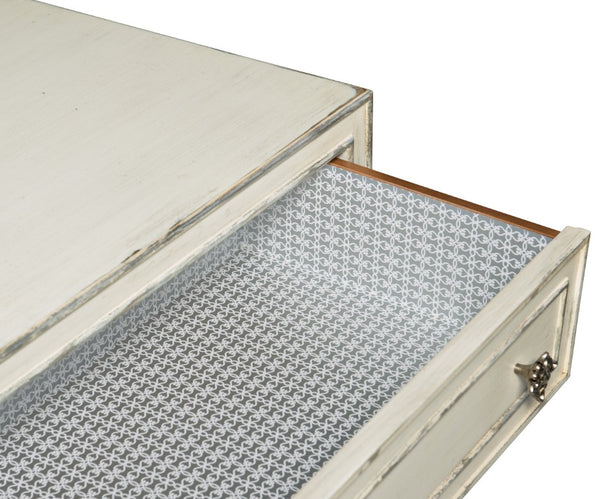 Hooker Furniture Sanctuary Anastasie Dresser Blanc Finish With Jewelry Hardware, Cedar & Felt‑Lined Drawers, 9‑Drawer Elegance 5865-90203-02