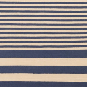 Surya Oxford Oxf-3002 2'6" X 8' Handmade Cotton Rug - Durable, Modern Design For Timeless Home Decor Charm Navy Cotton Oxf3003-811