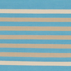 Surya Oxford Oxf-3002 2'6" X 8' Handmade Cotton Rug - Durable, Modern Design For Timeless Home Decor Charm Aqua Cotton Oxf3004-268