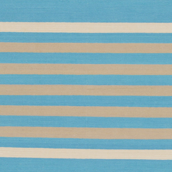 Surya Oxford Oxf-3002 2'6" X 8' Handmade Cotton Rug - Durable, Modern Design For Timeless Home Decor Charm Aqua Cotton Oxf3004-268