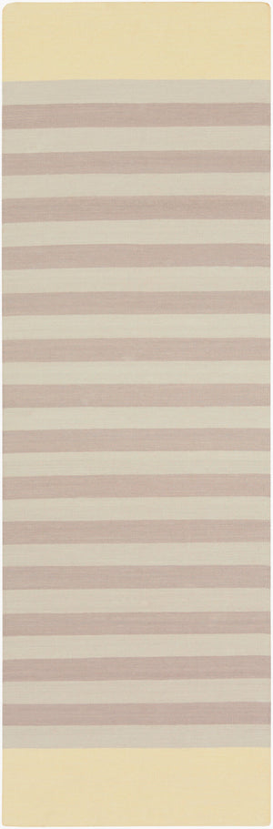 Surya Oxford Oxf-3002 2'6" X 8' Handmade Cotton Rug - Durable, Modern Design For Timeless Home Decor Charm Gray Cotton Oxf3010-268