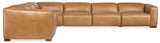 Fresco 6 Seat Sectional 3-PWR Brown MS Collection SS404-6PC3-080 Hooker Furniture