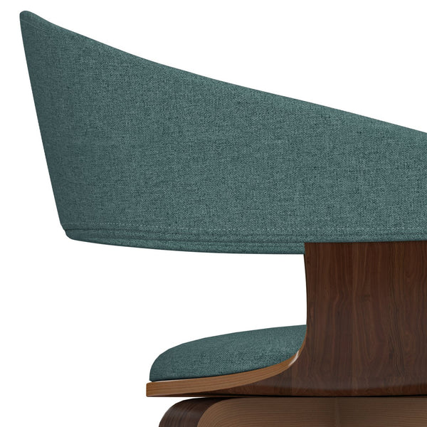 English Elm Lowell Bentwood Dining Chair In Light Turquoise Blue - Modern Mid-Century Style For Any Space B136P158840