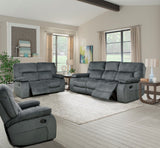 Parker House Parker Living Chapman - Polo Reclining Sofa Loveseat and Recliner Polo 94% Polyester, 6% Nylon (W) MCHA-421-POL