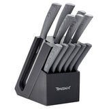 Hampton Forge Raintree Ash 13-Piece Knife Set with Titanium-Coated Blades