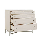 Ashby Place 4-Drawer Bachelor's Chest Natural with Reflection Gray Finish P359123 Pulaski Furniture