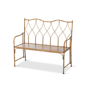 Park Hill Roanoke Metal Porch Bench EFS20697