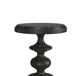 Atrium Accent Table - Stylishly Crafted with Granite Top and Playful Orb Design for Any Living Space