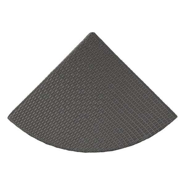 English Elm Christopher Knight Home® - SANTA SANTA CRUZ Corner & Table Set — PE Rattan Patio Sofa with Water-Resistant Cushions, No Assembly Required Grey+White 52977.00SETIRNGRY