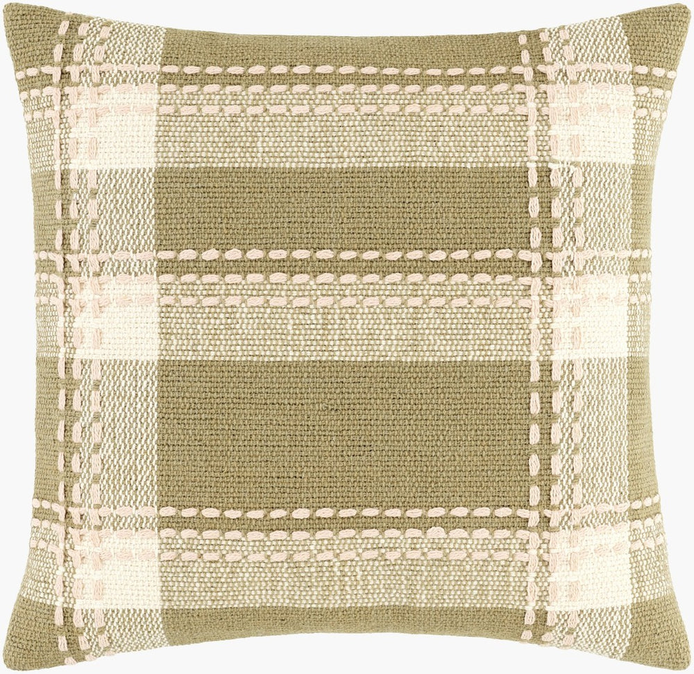 Surya Ouyen Handcrafted Cotton Accent Pillow Bohemian Global Textile Sofa Bed Decor OYN001-1818P