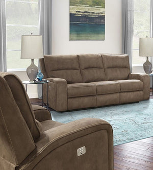 Parker House Polaris - Kahlua Power Reclining Sofa And Recliner Brown 100% Polyester (W) Mpol-31ph-ka