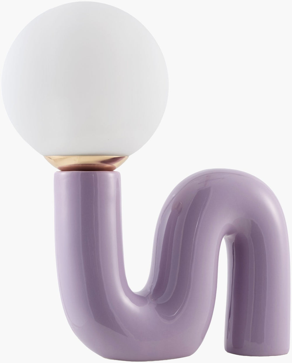 Livabliss Oyri Felt and Glass Accent Table Lamp Warm Ambient Glow for Modern Living Spaces OYR-006