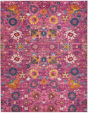 Nourison Passion PSN01 Machine Made Power-loomed No Border Indoor Only Bohemian Transitional Rug Fuchsia, Pink 100% Polypropylene 99446389718