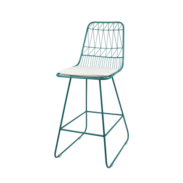 English Elm Christopher Knight Home® - Niez Counter Stools Set Of 2 - Modern Café Style With Water-Resistant Cushions For Indoor/Outdoor Use 63918.00TIVY