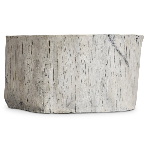 Bernhardt Bernhardt Bois Faux Wood Resin Cocktail Table Sculpted Tree Trunk Living Room Accent 32" 581011