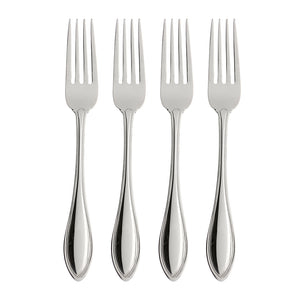 Lenox Oneida American Harmony Everyday Flatware Dinner Forks, Set of 4 Metallic, STAINLESS METAL B587004A