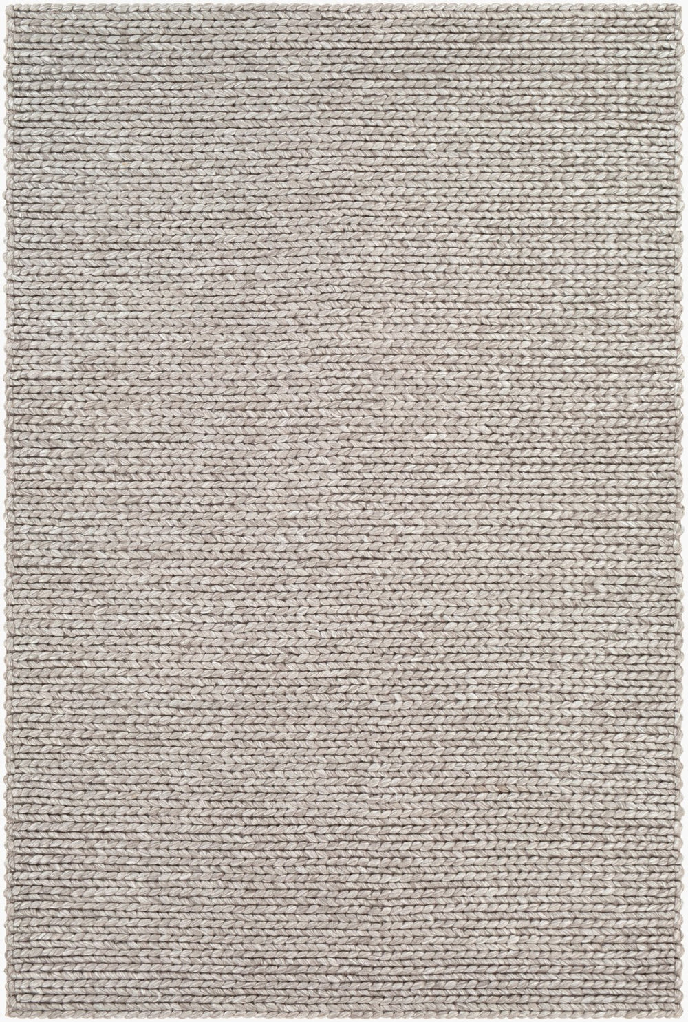 Surya Ozark 2' X 3' Handmade Area Rug - Elegant Low Pile Design, Viscose & Wool Blend, Easy Care, Durable Medium Gray Viscose,Wool Ozk2300-23