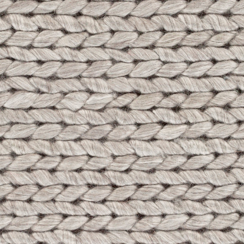 Surya Ozark 2' X 3' Handmade Area Rug - Elegant Low Pile Design, Viscose & Wool Blend, Easy Care, Durable Medium Gray Viscose,Wool Ozk2300-23