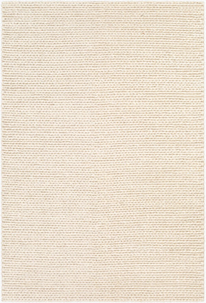Surya Ozark 2' X 3' Handmade Area Rug - Elegant Low Pile Design, Viscose & Wool Blend, Easy Care, Durable Ivory Viscose,Wool Ozk2301-23