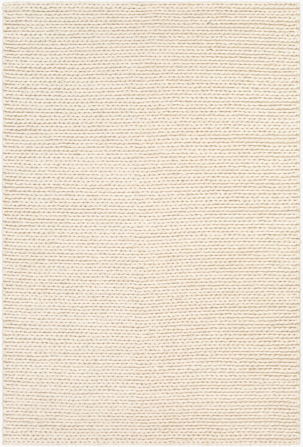 Surya Ozark 2' X 3' Handmade Area Rug - Elegant Low Pile Design, Viscose & Wool Blend, Easy Care, Durable Ivory Viscose,Wool Ozk2301-23