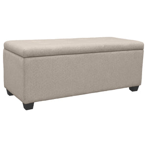 Parker House Parker Living Sleep Avery - Dune Storage Bench Dune Natural 100% Polyester (W) BAVE-BENCH-DUN