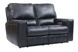 Parker Living Rockford - Verona Black Power Reclining Sofa Loveseat and Recliner Verona Black MROC-321PH-VBK Parker House