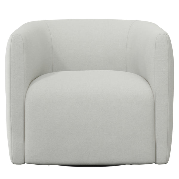 Bernhardt Aline Fabric Swivel Chair 5558-000 White B6923S_5558-000 Bernhardt