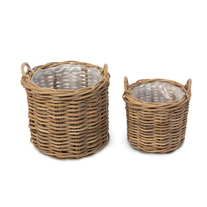 Park Hill Handwoven Rattan Floor Basket ECW16006