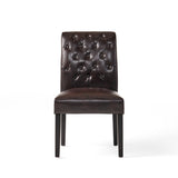 Christopher Knight Home® - Noble House - Palermo Leather Tufted Dining Chairs - Set of 2