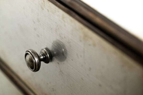 Hooker Furniture Arabella Eglomisé Mirrored Nightstand With 3 Drawers, Cedar Liner, Felt Top, Usb & Outlet Power 1610-90116-EGLO