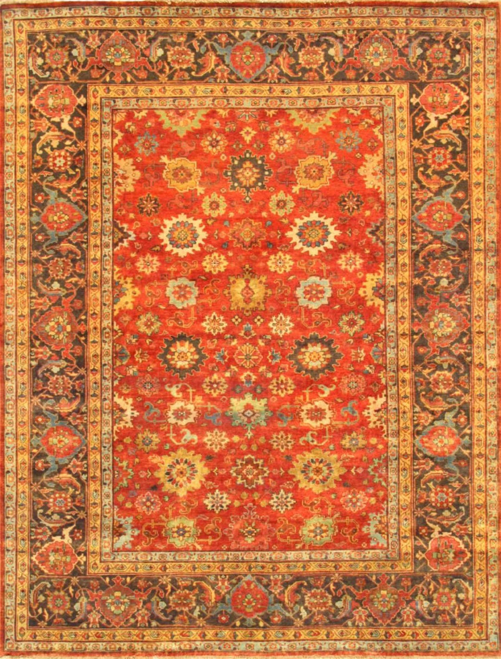 Pasargad Home Mahal Collection Hand-knotted Wool Area Rug – Timeless Elegance For Your Space   P-11b 10x14
