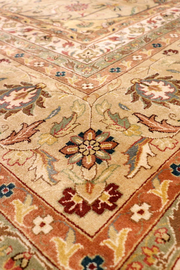 Pasargad Home Baku Collection Hand-knotted Wool Area Rug - Timeless Elegance, 11' 9" X 17' 8"   P-713b 12x18