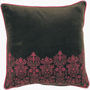 Surya Decorative Pillows P-0127 - Luxurious 18"L X 18"W Accent Pillows For Elegant Home Decor Upgrade  Cotton,Cotton P0130-1818