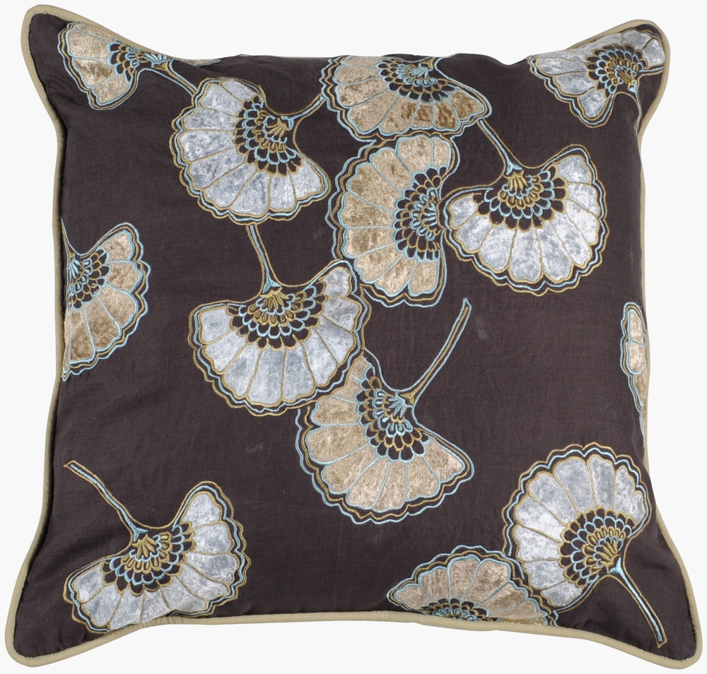 Surya Decorative Accent Pillows 18"L X 18"W | Soft Cotton & Rayon Blend, Stylish Home Decor | Warranty Included Light Olive Cotton,Rayon P0204-2222