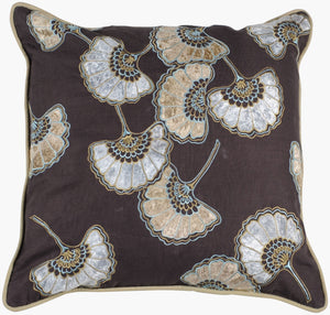 Surya Decorative Accent Pillows 18"L X 18"W | Soft Cotton & Rayon Blend, Stylish Home Decor | Warranty Included Light Olive Cotton,Rayon P0204-2222
