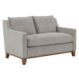 Kramer Fabric Loveseat with Down Feather Cushions