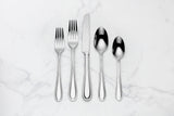 Lenox Ashbridge 80-Piece Flatware Set Metallic, STAINLESS METAL 893846