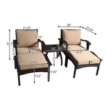 Christopher Knight Home® Noble House Honolulu Chat Set (S/5)