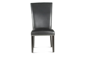 Steve Silver Finley Black Leatherette Side Chair, Set of 2 FL500SKN