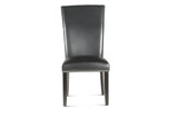 Finley Black Leatherette Side Chair, Set of 2