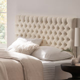 Christopher Knight Home® - Noble House - Jezebel Contemporary Full/Queen Tufted Fabric Headboard