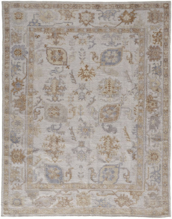 Feizy Rugs Wendover Eco-friendly Hand-knotted Low Pile Oriental Rug - Timeless Floral Design For Indoor & Outdoor Ivory,Tan Pet Wnd6847fbge000f00