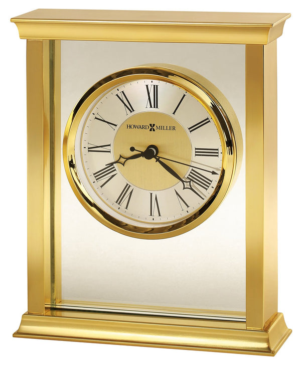Hekman Furniture 645754 Monticello Table Clock - Elegant Brass Finish, Quartz Movement & Modern Design For Any Space  Monticello Tabletop Clock 645754