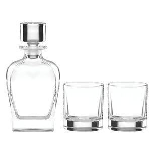Lenox Tuscany Classics 3-Piece Whiskey Decanter & Glass Set Clear, NO COLOR GLASS,CRYSTAL 885518