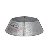 Christopher Knight Home® - Noble House - Laconia Metal Christmas Tree Collar, Antique Silver