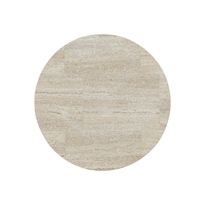 Bernhardt Bernhardt Round Berkshire Accent Table With Laminated Stone Top & Twisted Aged Pewter Steel Base 405123