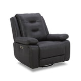 Parker Living Caldwell - Tahoe Charcoal Power Reclining Sofa Loveseat and Recliner Tahoe Charcoal MCAL-321PH-TACH Parker House