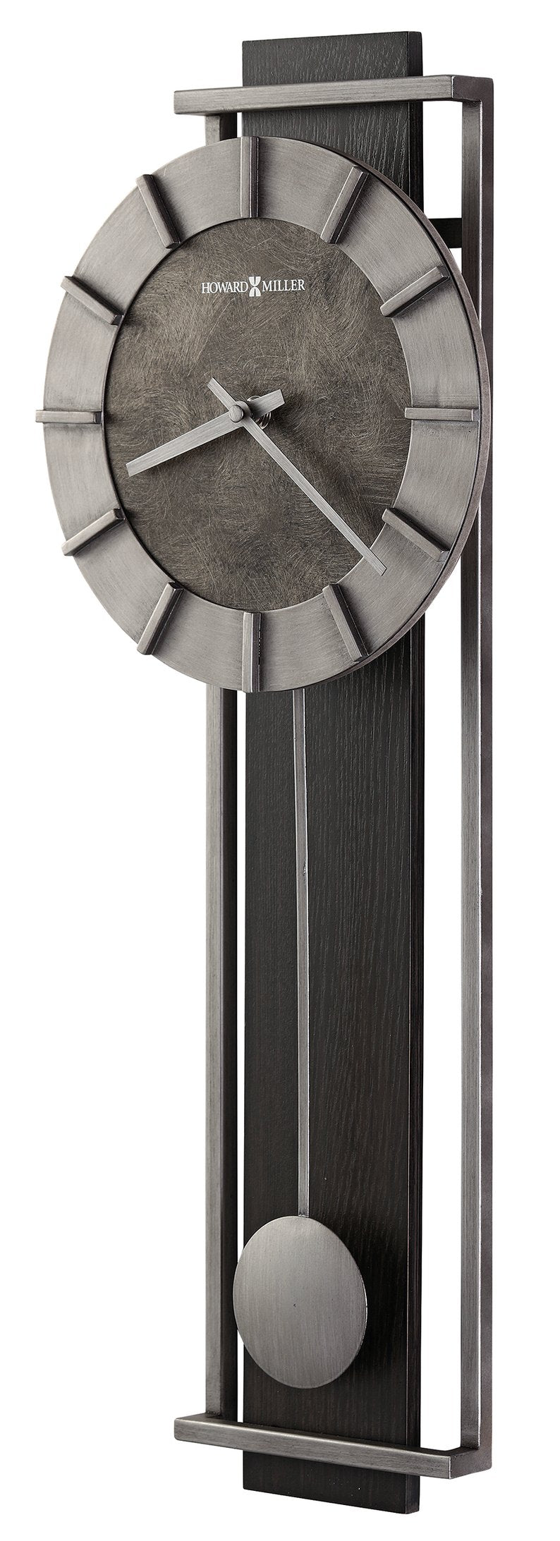 Hekman Furniture 625692 Oscar Wall Clock - Contemporary Black And Silver Design For Modern Home Decor And Style  Oscar Wall Clock 625692