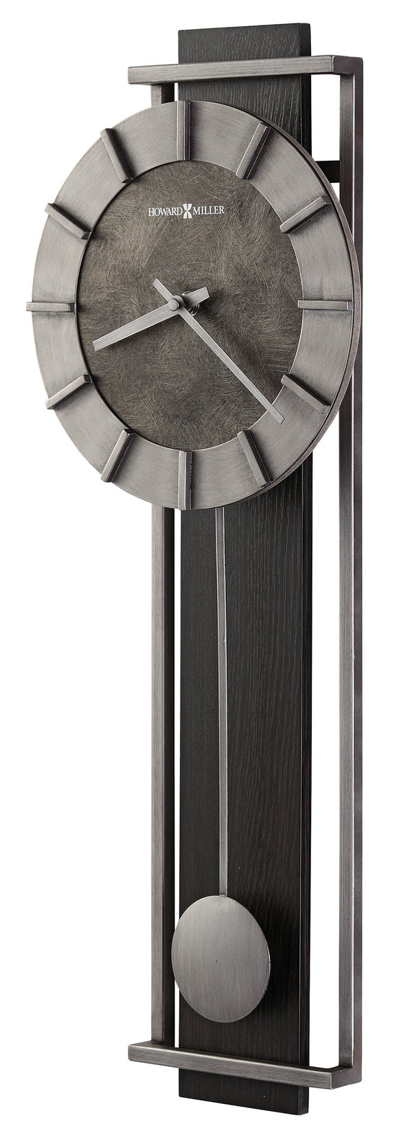 Hekman Furniture 625692 Oscar Wall Clock - Contemporary Black And Silver Design For Modern Home Decor And Style  Oscar Wall Clock 625692