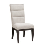 West End Loft Upholstered Side Chair - Set of 2 Brown with Tuxedo Finish P361270 Pulaski Furniture